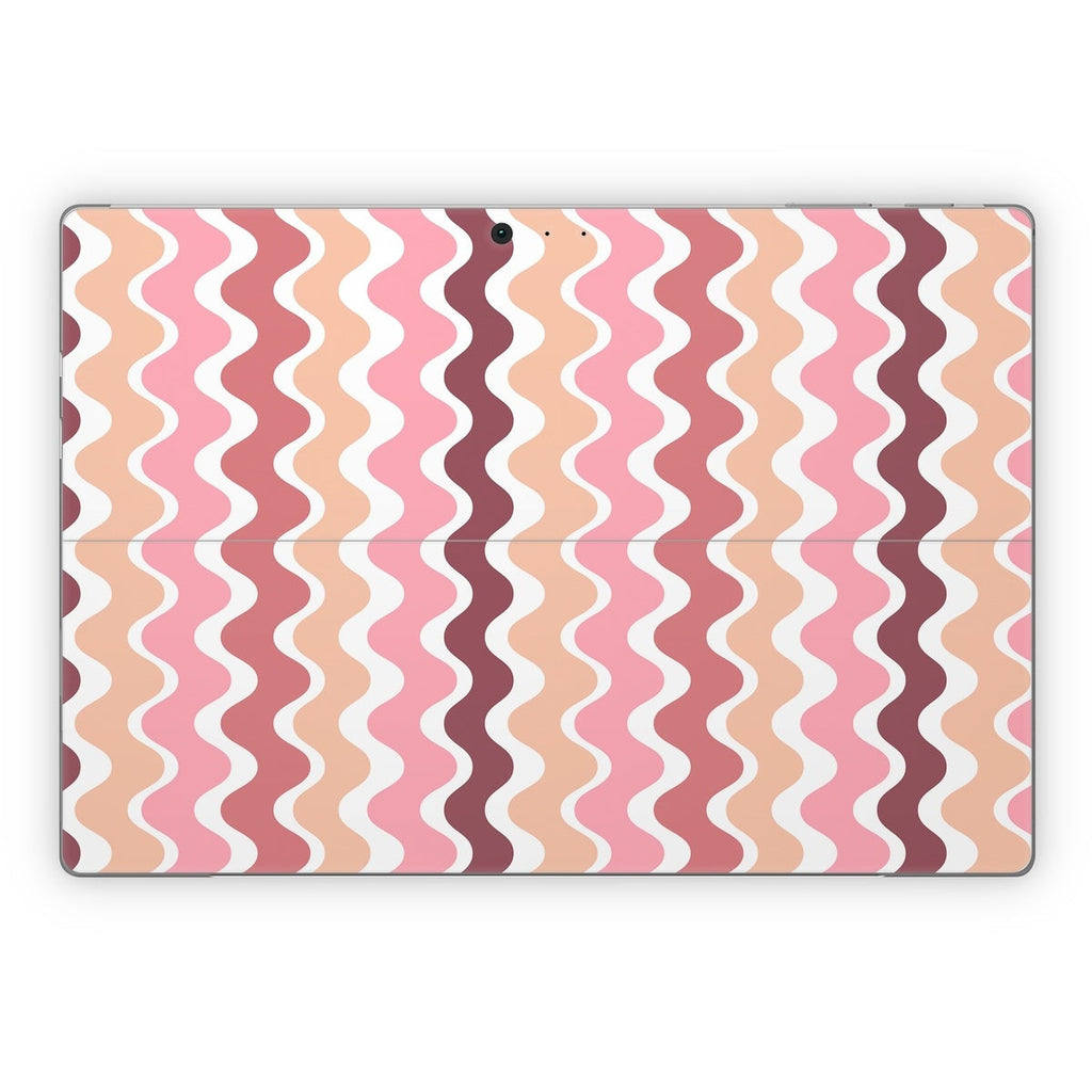Pink Waves - Microsoft Surface Pro Skin