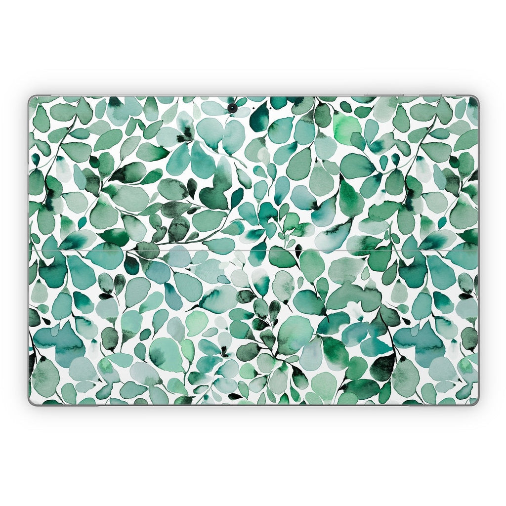 Watercolor Eucalyptus Leaves - Microsoft Surface Pro Skin