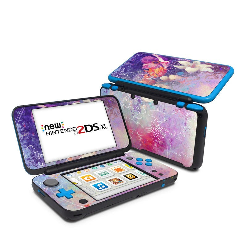 Sketch Flowers Lily - Nintendo 2DS XL Skin