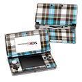 Turquoise Plaid - Nintendo 3DS Skin