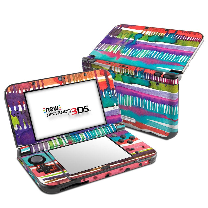 Watercolor Lines - Nintendo 3DS LL Skin
