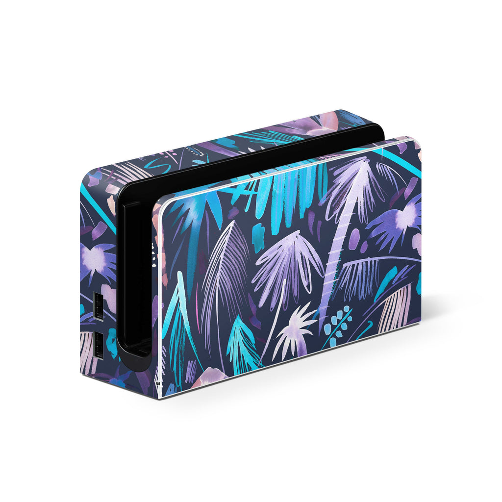 Brushstroke Palms - Nintendo Switch Skin