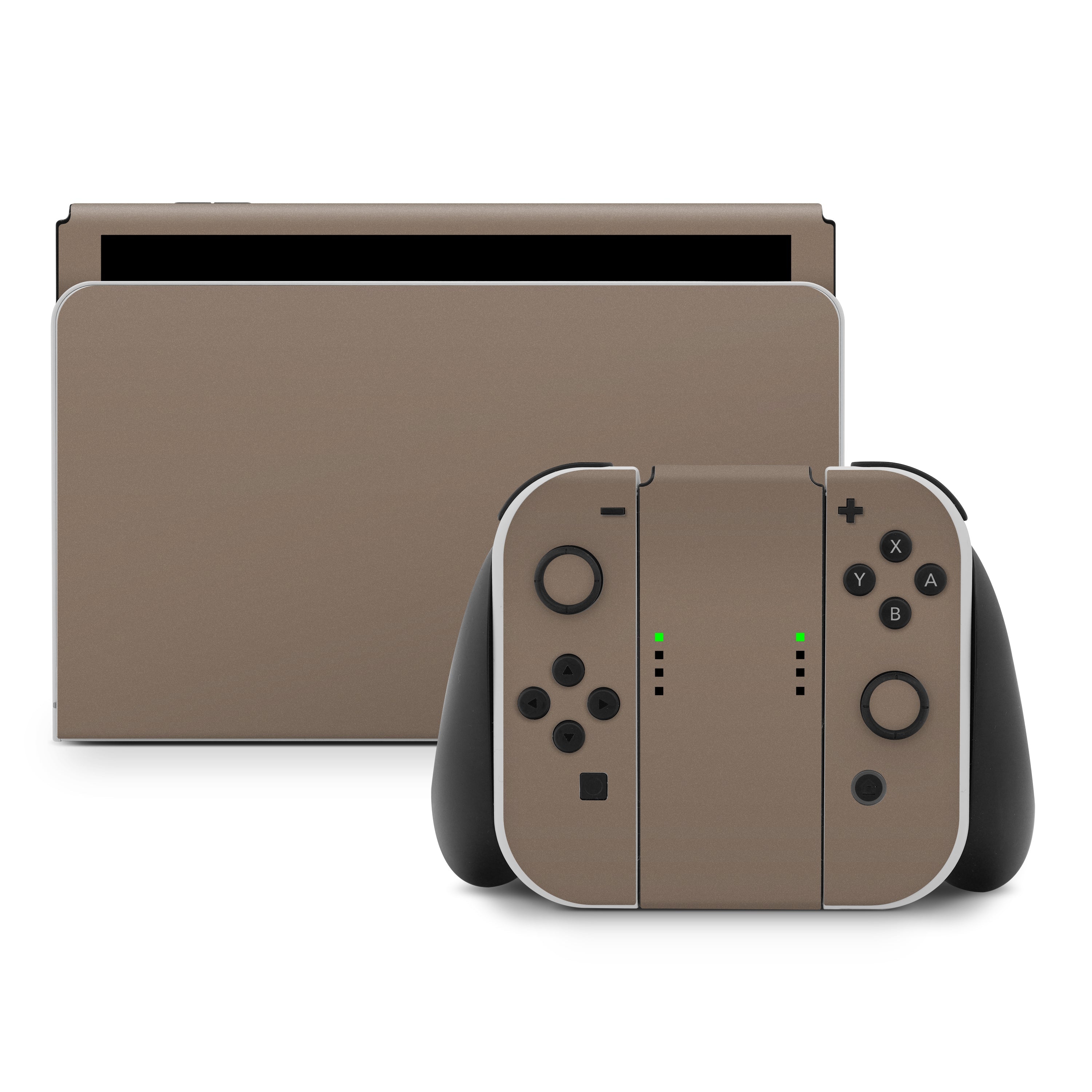 Solid State Flat Dark Earth - Nintendo Switch Skin