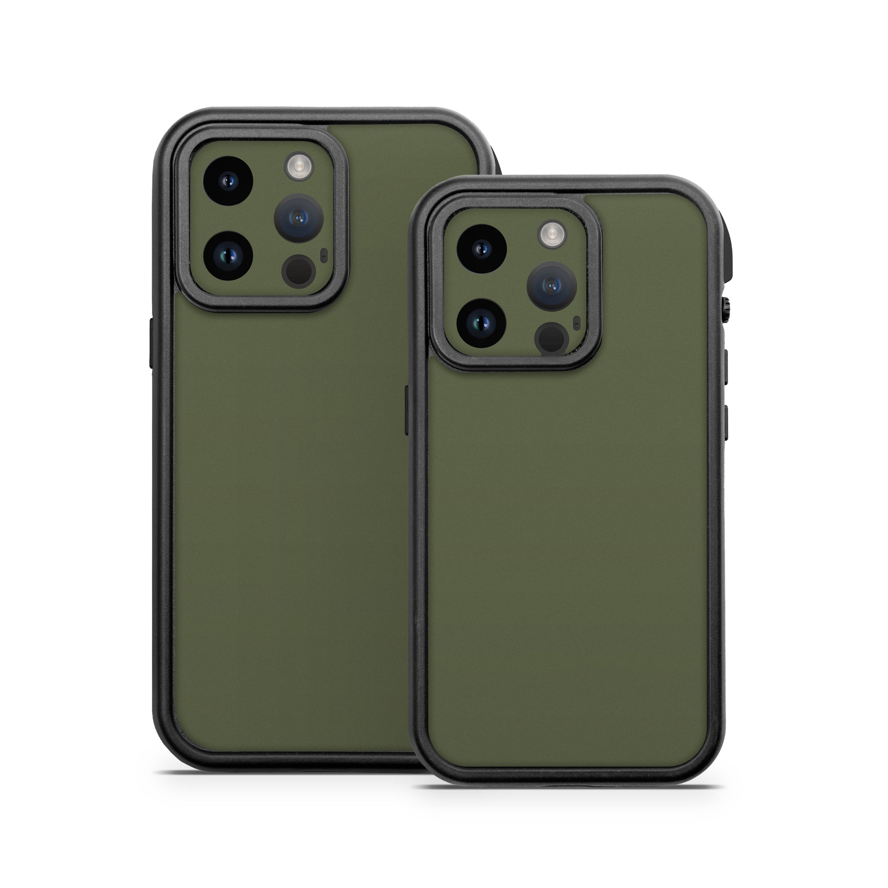 Solid State Olive Drab - Otterbox Fre iPhone 14 Case Skin