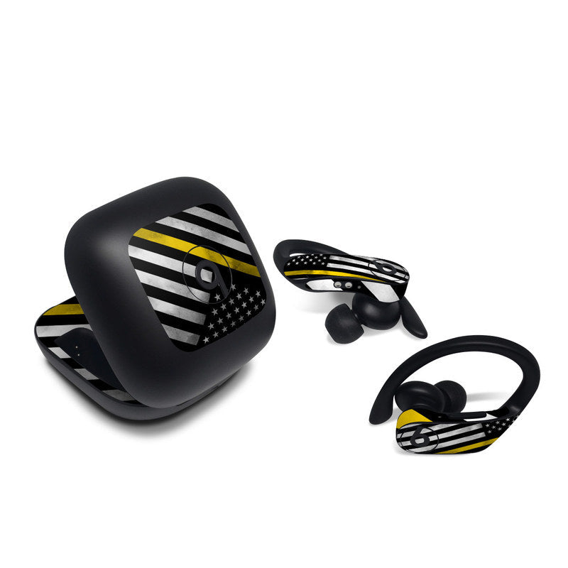 Thin Yellow Line Hero - Beats Powerbeats Pro (2019) Skin