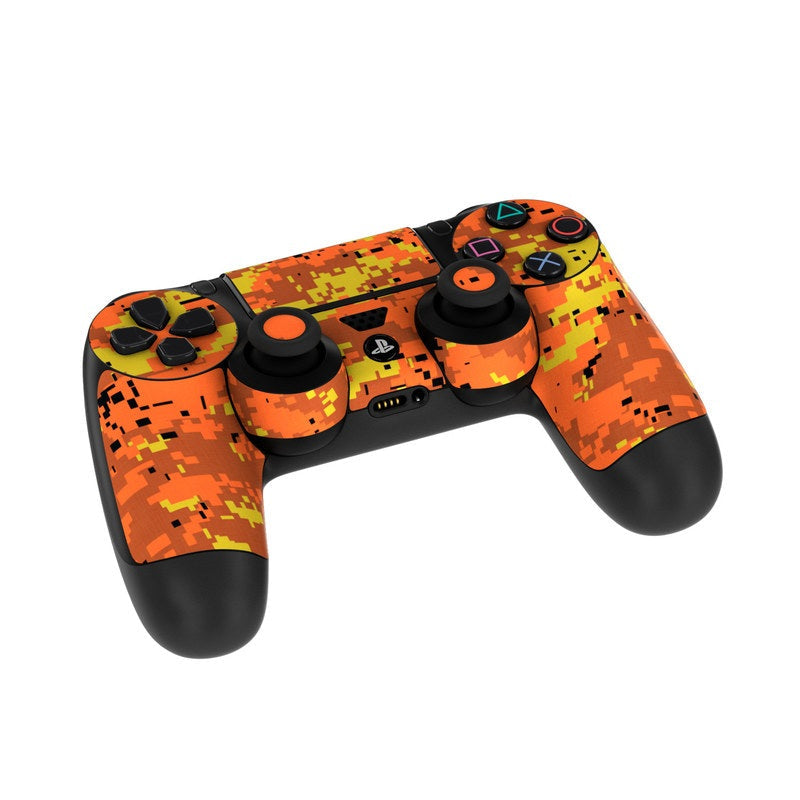 Digital Orange Camo - Sony PS4 Controller Skin