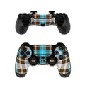 Turquoise Plaid - Sony PS4 Controller Skin