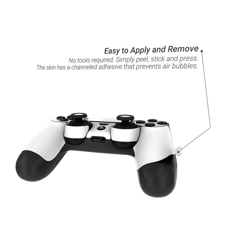 Solid State White - Sony PS4 Controller Skin