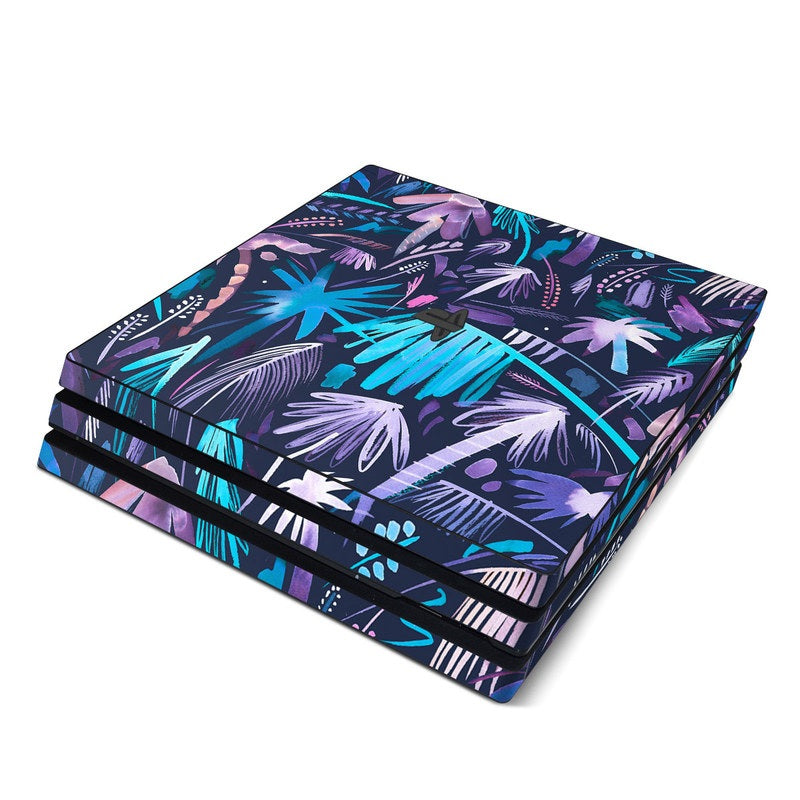 Brushstroke Palms - Sony PS4 Pro Skin