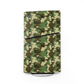 Woodland Camo - Sony PS5 Slim Skin