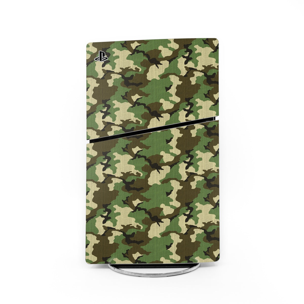 Woodland Camo - Sony PS5 Slim Skin