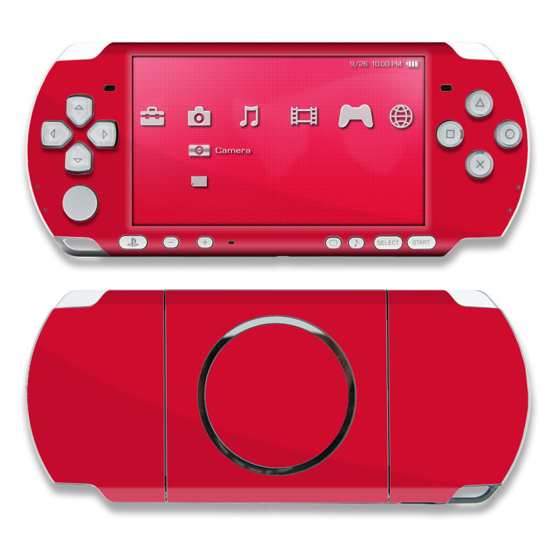 Solid State Red - Sony PSP 3000 Skin