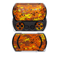 Digital Orange Camo - Sony PSP Go Skin