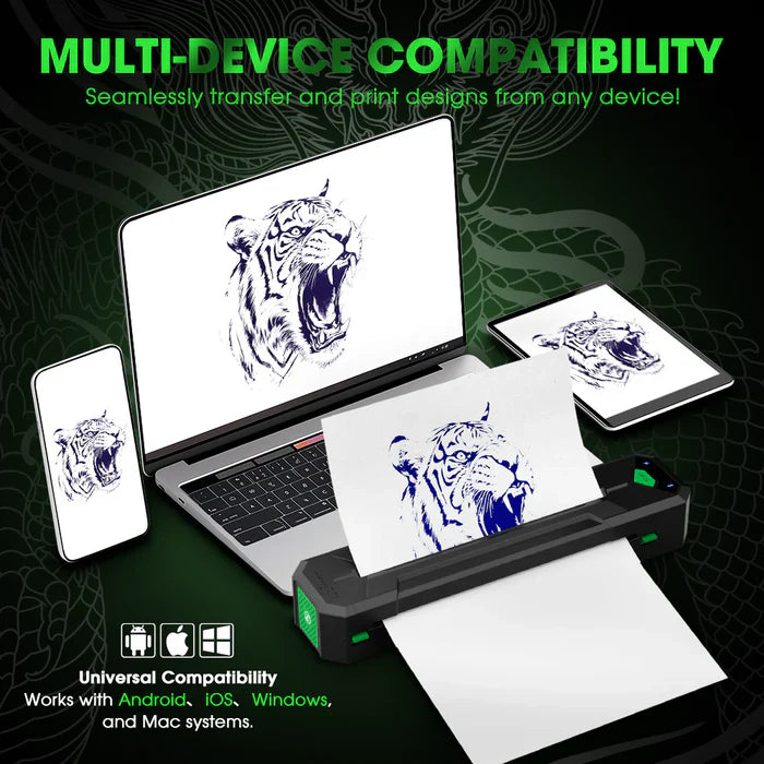 EZ WIRELESS TATTOO TRANSFER STENCIL PRINTERS
