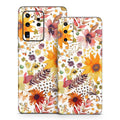 Summer Watercolor Sunflowers - Samsung Galaxy S20 Skin