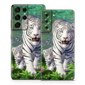 White Tigers - Samsung Galaxy S21 Skin
