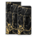 Black Gold Marble - Samsung Galaxy S22 Skin