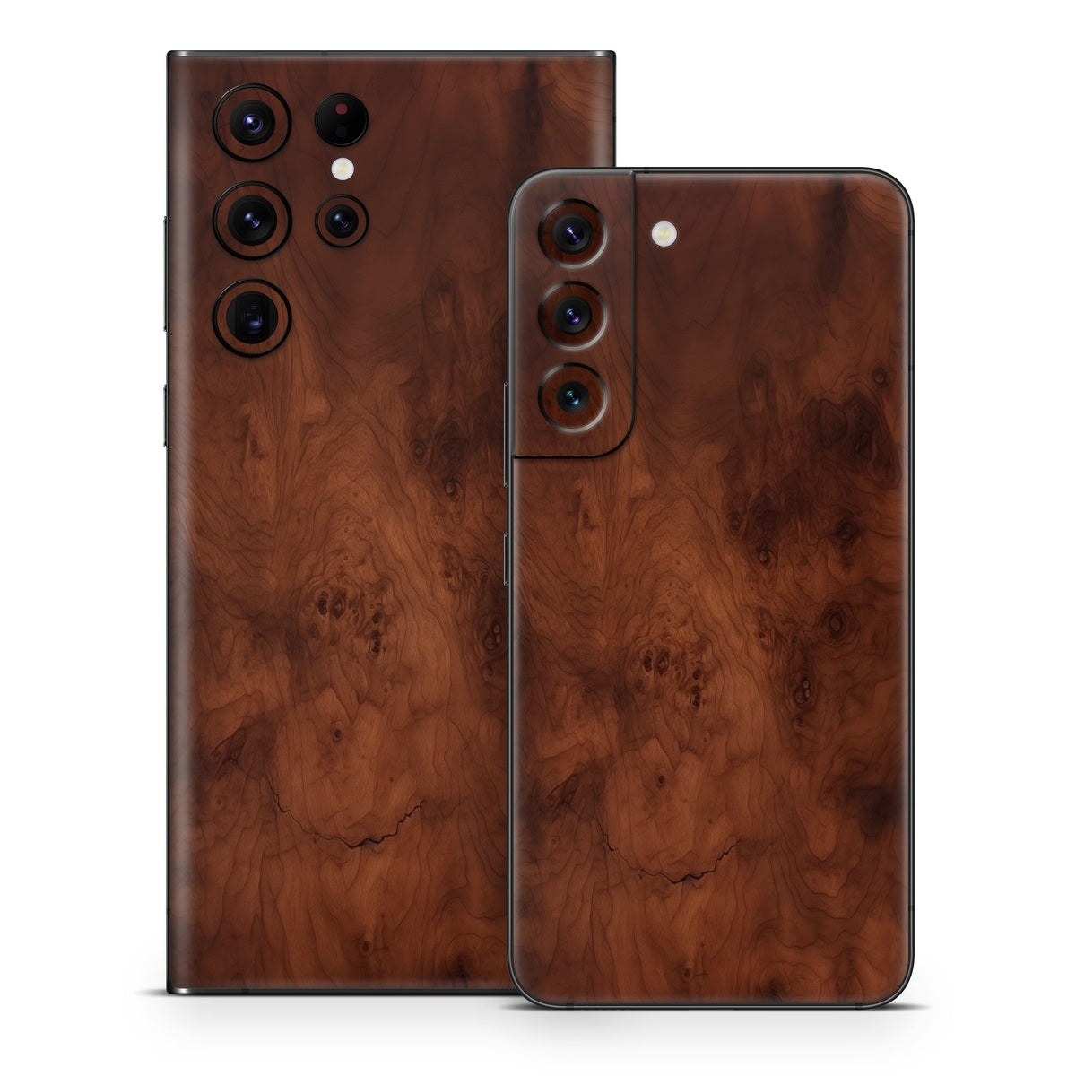 Dark Burlwood - Samsung Galaxy S22 Skin