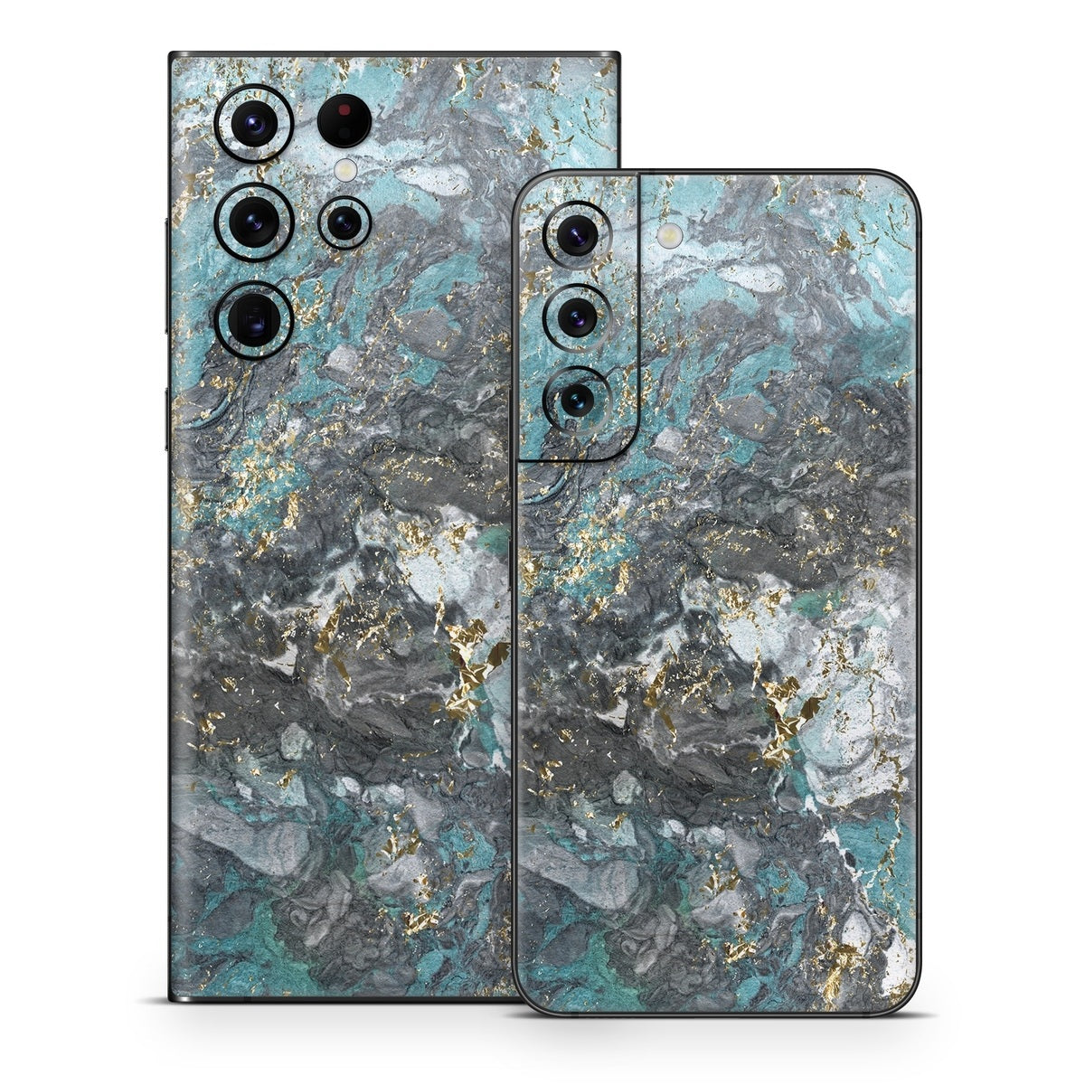 Gilded Glacier Marble - Samsung Galaxy S22 Skin