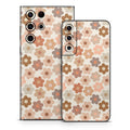 Terracotta Daisies - Samsung Galaxy S22 Skin