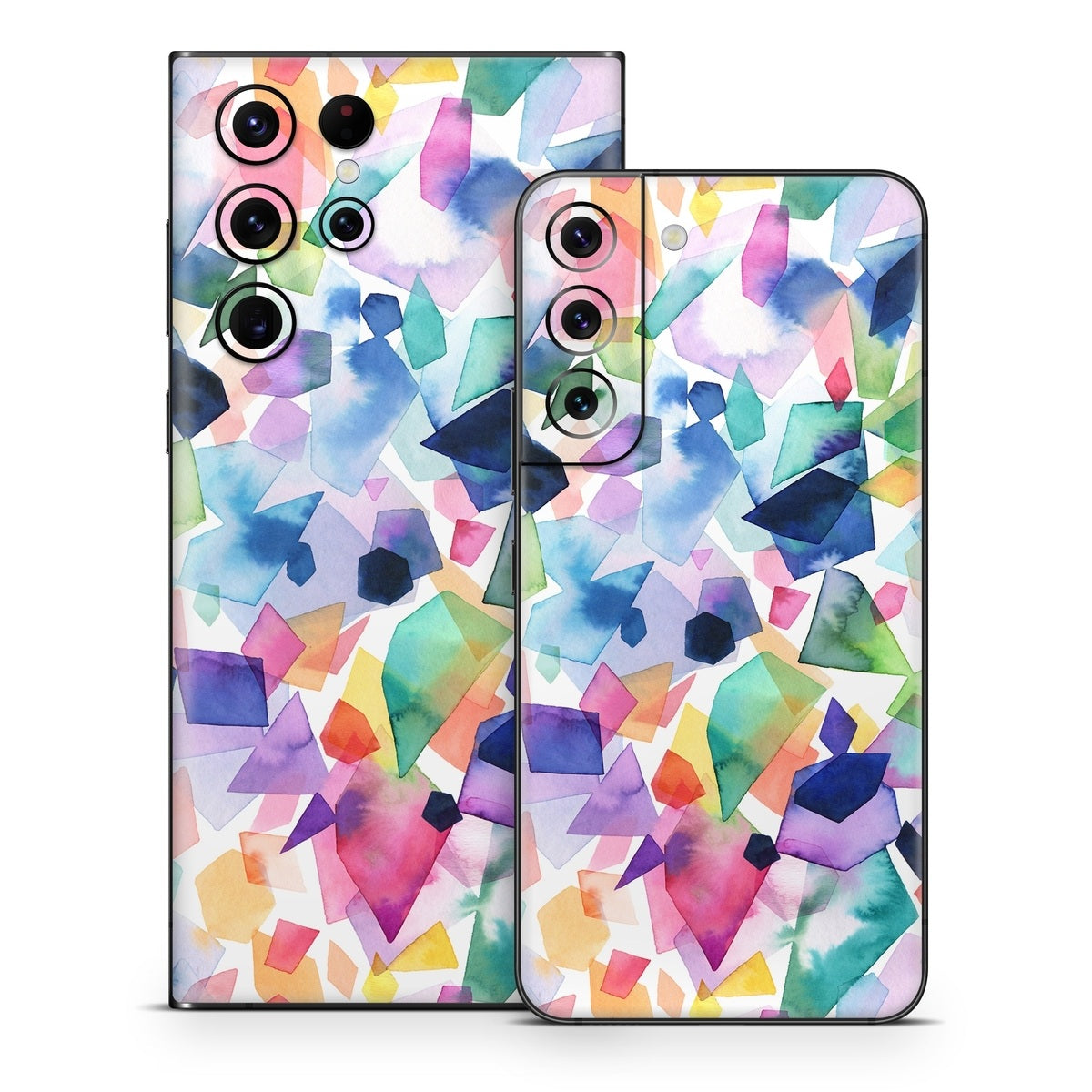 Watercolor Crystals and Gems - Samsung Galaxy S22 Skin