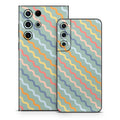 Wavy Diagonal Lines - Samsung Galaxy S22 Skin