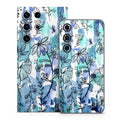 Blue Ink Floral - Samsung Galaxy S23 Skin