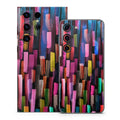 Colorful Brushstrokes Black - Samsung Galaxy S23 Skin