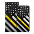 Thin Yellow Line Hero - Samsung Galaxy S23 Skin