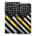 Thin Yellow Line Hero - Samsung Galaxy S24 Skin