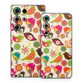 Bird Flowers - Samsung Galaxy S25 Skin