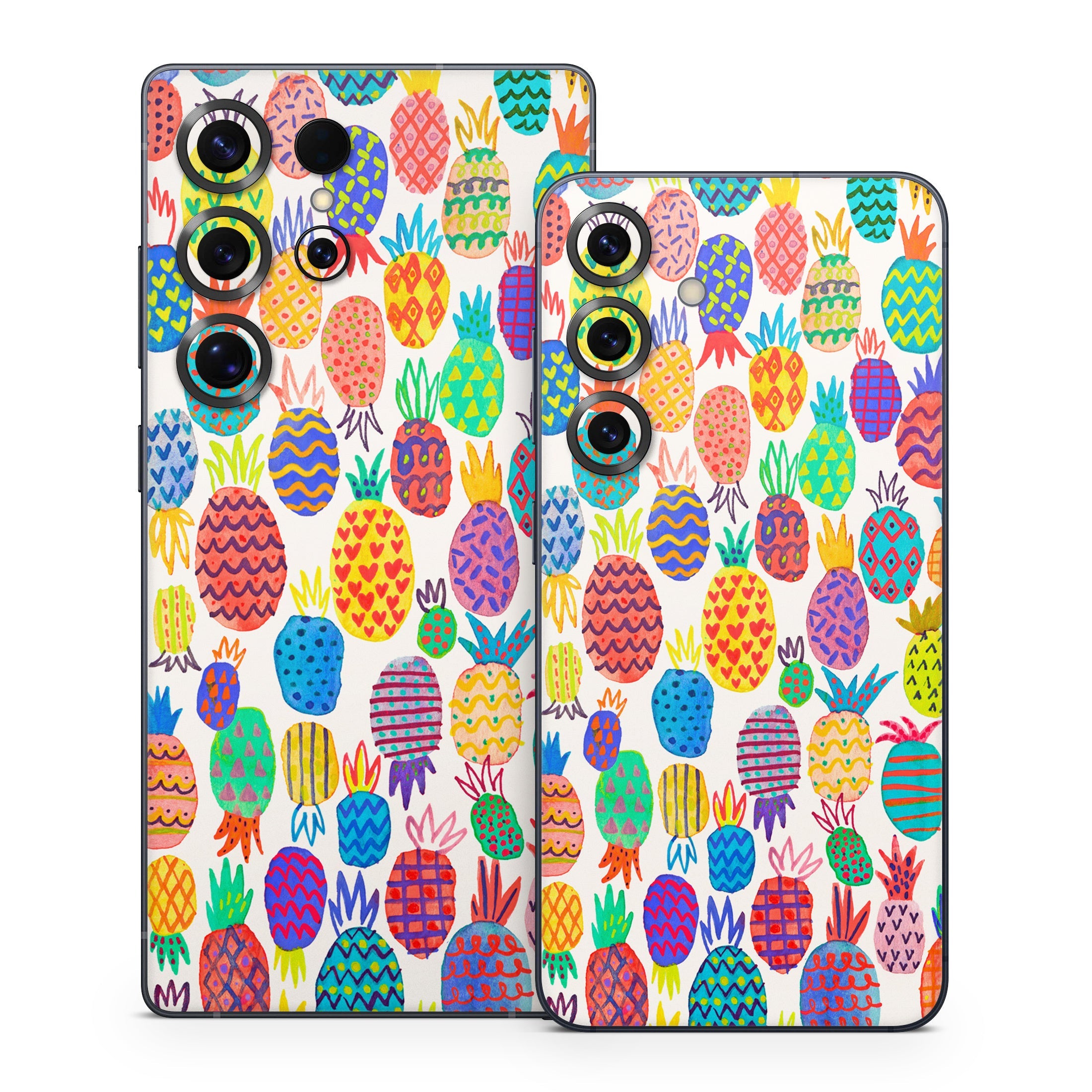 Colorful Pineapples - Samsung Galaxy S25 Skin