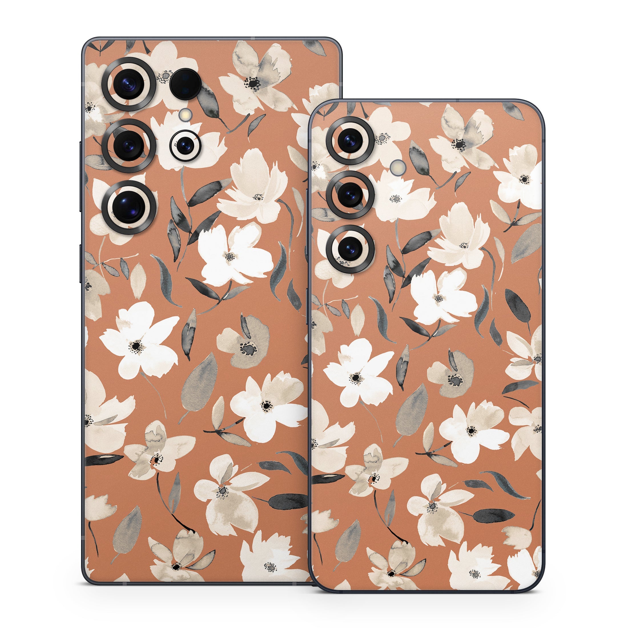 Fresh Flowers Copper - Samsung Galaxy S25 Skin