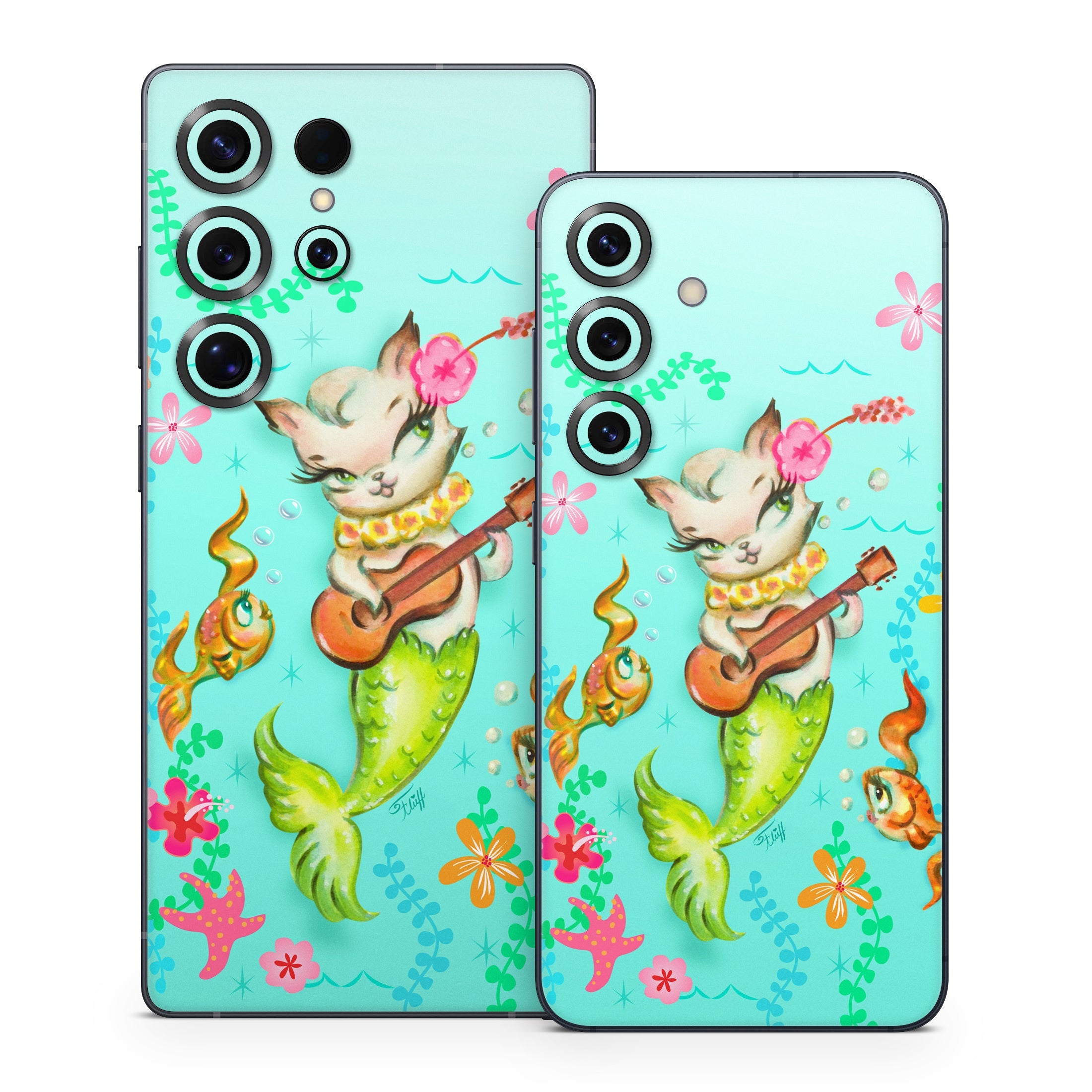 Merkitten with Ukelele - Samsung Galaxy S25 Skin