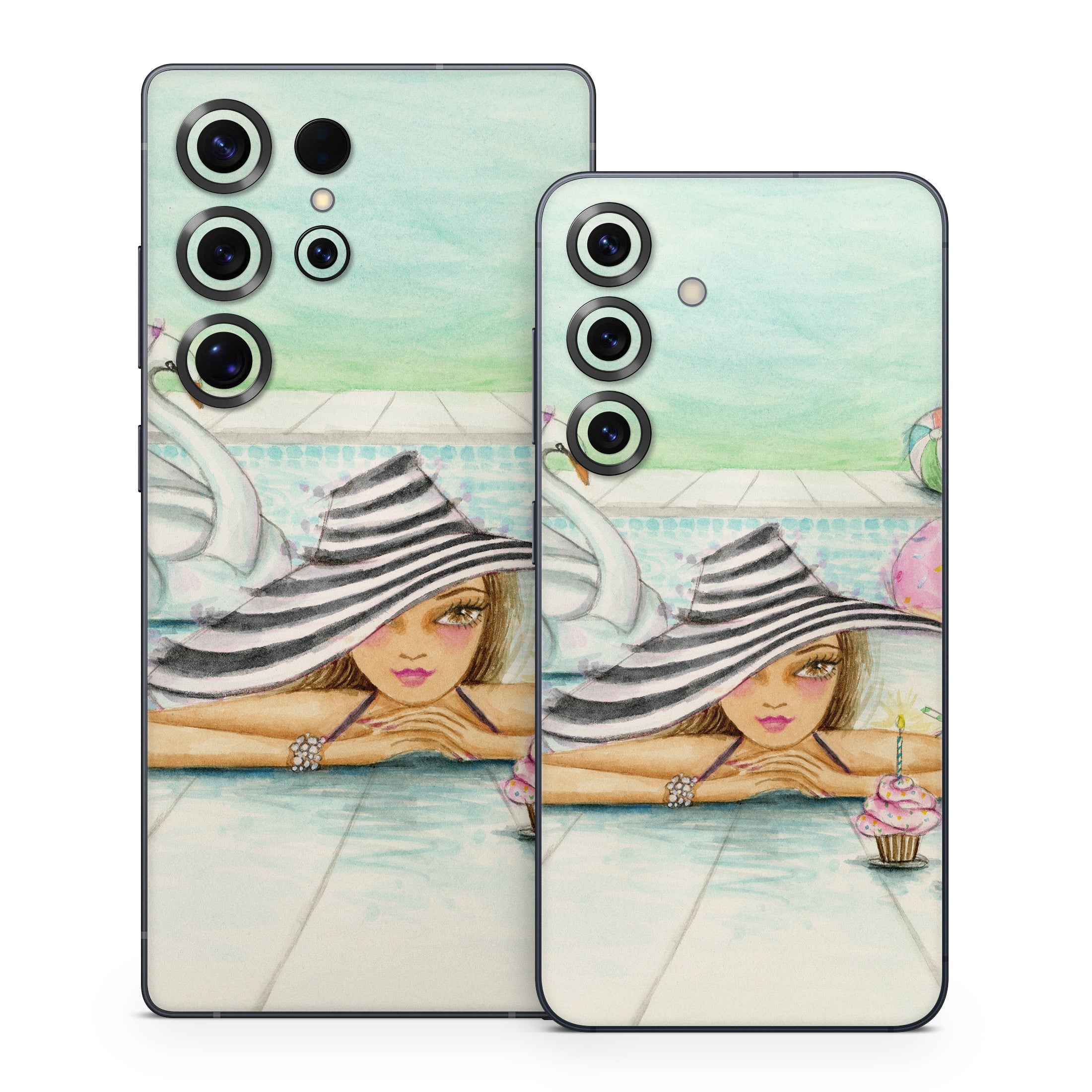 Delphine at the Pool Party - Samsung Galaxy S25 Skin