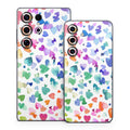 Valentines Love Hearts - Samsung Galaxy S25 Skin