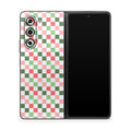 Christmas Checkers - Samsung Galaxy Z Fold5 Skin