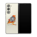 Orange Bird - Samsung Galaxy Z Fold5 Skin