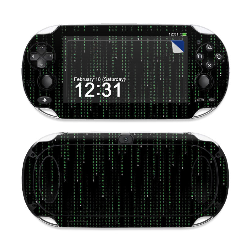 Matrix Style Code - Sony PS Vita Skin
