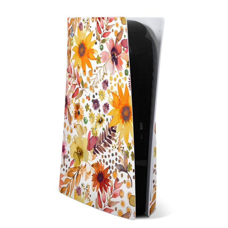 Summer Watercolor Sunflowers - Sony PS5 Skin