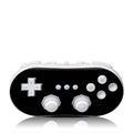 Solid State Black - Nintendo Wii Classic Controller Skin