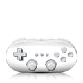 Solid State White - Nintendo Wii Classic Controller Skin