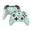 Merkittens with Pearls Aqua - Microsoft Xbox One Controller Skin