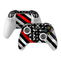 Thin Red Line Hero - Microsoft Xbox One Controller Skin