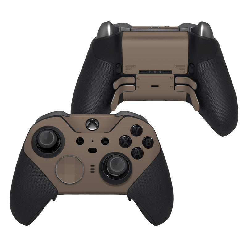 Solid State Flat Dark Earth - Microsoft Xbox One Elite Controller 2 Skin